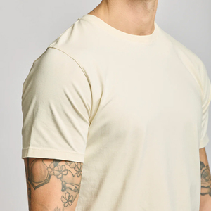 T-shirts personnalisés brodés pour hommes, en coton délavé, coupe oversize, avec impression en relief, style vintage décontracté et lourd - Product Image 3