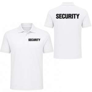 Camisa Polo Clásica de Manga Larga para Hombre, 100% Poliéster, Uniforme de Guardia de Seguridad, Dos Tonos, con Bolsillo con Cremallera y Detalles Reflectantes - Product Image 2