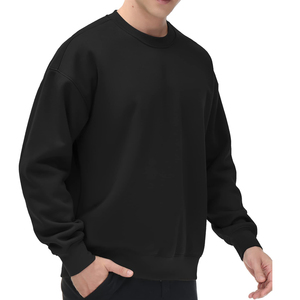 Sweat-shirt à capuche surdimensionné pour homme en molleton 100% coton, personnalisable avec logo imprimé, couleur unie, épais, chaud pour l'hiver – Promotion - Product Image 4