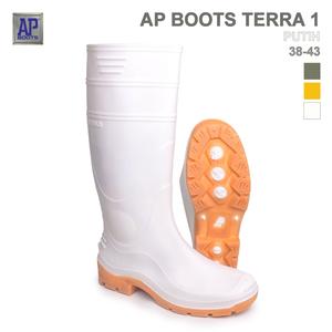AP <b>Boots</b> TERRA 1 Putih Steel Toe PVC Safety Rain <b>Boots</b>-Heavy Duty Waterproof <b>Work</b> Shoes - Product Image 1