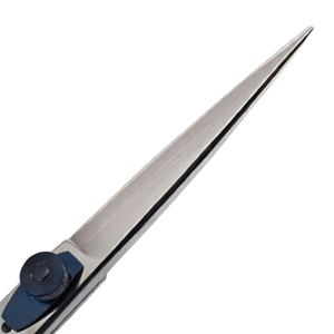 Professional Hairdressing Salon Scissors 6.5 Inch Blue & Silver Stainless Steel Barber Cutting <b>Shears</b> Hair Styling <b>Tool</b> - Product Image 4