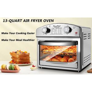 Horno Tostador de Convección 7 en 1 de 12.5 Cuartos y 1500W de Acero Inoxidable con 5 Menús Preestablecidos: Asar, Hornear, Grill, Broiler, Tostar - Horno de Encimera - Product Image 3