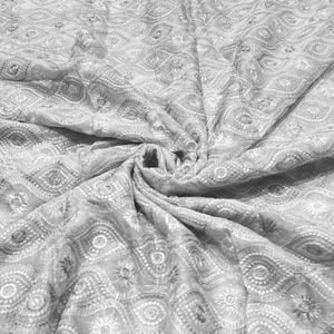 Premium Sequence Embroidery Fabric For Women Fashion Wear Designer Garments Party Wear Dresses Kaftan Abaya Bridal Wear - Product Image 4