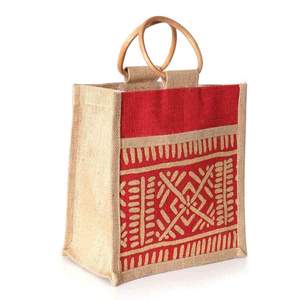 Bolsa de mano de yute reutilizable de gran oferta, bolsa de compras con diseño de letras y logotipo personalizado para regalo y promoción exportada a EE. UU. - Product Image 2