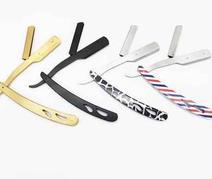 Barber Straight Razors Turkish Style Stainless Steel Handle Folding Shaving Razors High Quality Custom Made with 2 Year Warranty - Product Image 3