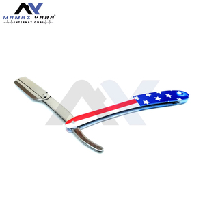 Navajas de Barbero OEM ODM, Navaja Recta de Acero Inoxidable Premium, Afeitadora Manual Profesional para Salón, Navaja de Afeitar con Recubrimiento de Papel - Product Image 4