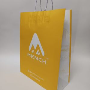 Bolsa de Papel Textil de Exquisita Artesanía, Empaque de Marca de Lujo, Tintas No Tóxicas, Material Reciclado, Bolsa de Compras Boutique - Product Image 1