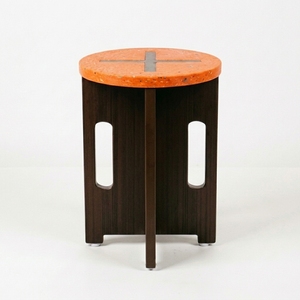 Recycled <b>Plastic</b> Modular Stackable Modern Minimalist <b>Stool</b>-Eco-Friendly Sustainable Living Room Furniture - Product Image 3