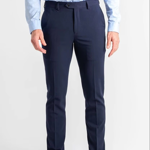 Pantalon de costume homme printemps-automne coupe droite taille haute slim - Product Image 1