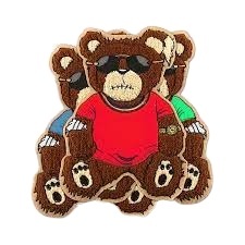 Parches de chenilla de gran tamaño personalizados para ropa Parches bordados de chaqueta universitaria-Impresión digital cosida para planchar - Product Image 2