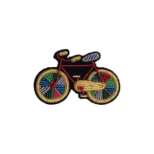 Wholesale Handmade Embroidered Bullion Wire PVC Canvas Brooches Badges Customized Patches Classical Style OEM Service High - Product Image 2