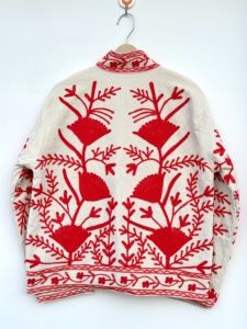 Handmade Multi Color <b>Velvet</b> Floral Embroidered Cotton Breathable <b>Women's</b> Jacket O-Neck Ethnic Boho <b>Coat</b> Wholesale Christmas Gift - Product Image 5