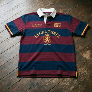 Turn Down Collar Rugby Football Jersey Unisex Custom Team Number Rugby Polo Shirts 100% Polyester Rugby Football Jerseys Tops - Product Image 3