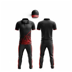 Impression par sublimation d'uniformes de cricket professionnels |   Tenue complète d'équipe de cricket pour hommes, femmes et jeunes : polo et pantalon - Product Image 2