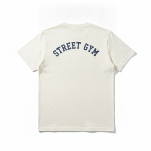 เสื้อยืดออกกำลังกายสำหรับนักกีฬายกน้ำหนัก ทรงบ็อกซี่ สตรีทแวร์ สปอร์ตแวร์ ระบายอากาศได้ดี ราคาโรงงาน รับผลิตเสื้อผ้า OEM - Product Image 3