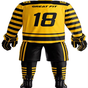 Premium Quality Factory Manufacture Ice Hockey Jersey And Sports Jerseys Pant Sets Wholesale Price Ice Hockey Uniform - Product Image 3