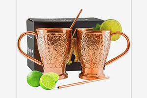 Drinkware <b>Copper</b> Moscow Mule Mug Beer <b>Cup</b> Classic Vintage Design Minimalist Eco-Friendly Gift Box Packaging Business Gift - Product Image 3