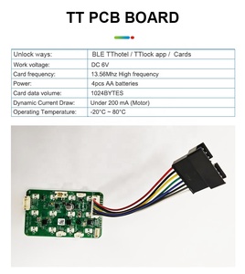 Aluminiumlegierung Passwort-Türschloss Schlüsselloses Smart-Türschloss für Heim- und Büronutzung TTlock App WLAN-Türschloss - Product Image 2