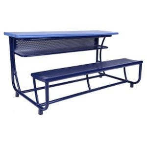 โต๊ะทำงานสำนักงาน Heavy Duty BFPL SB 107 หนา 25 มม. ผลิตจากแผ่นลามิเนตโพสต์ฟอร์ม พร้อมโครงสร้างโลหะเจาะรูที่ทนทาน - Product Image 4