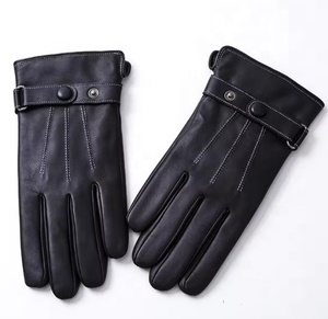Manufacturer Custom Sheepskin Black Women <b>Touch</b> <b>Screen</b> Winter Genuine Leather <b>Gloves</b> From Pakistan Zipper Closer Winter <b>Gloves</b> - Product Image 3