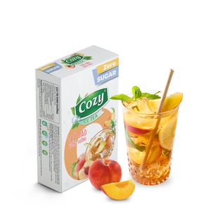 Nuevo Té Instantáneo con Sabor a Durazno Fresco, Sin Azúcar, Bebidas Sin Azúcar, Caja de Empaque de Té con Diseño Personalizado - Product Image 1