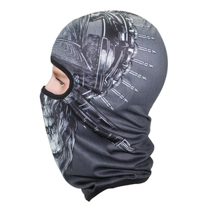 Cagoule de ski à sublimation, séchage rapide, intégrale, pour moto, extérieur, fête, motif fantôme, masque d'Halloween, sport - Product Image 3