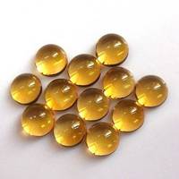Pierre précieuse naturelle de citrine ovale faite à la main pour la fabrication de bijoux, de haute qualité, certifiée par un tiers, Paraiba FF JEWELLERS, jaune doré