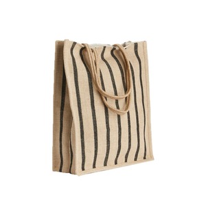 Most Demanded Geometric Pattern Jute Shopping <b>Bag</b> for Office Lunch and Daily Carry Available for Bulk Quantity - Product Image 3