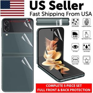 Per Samsung per Galaxy Z Flip 3 5G pellicola di protezione dello schermo HD Cover morbida idrogel custodia protettiva - Product Image 1