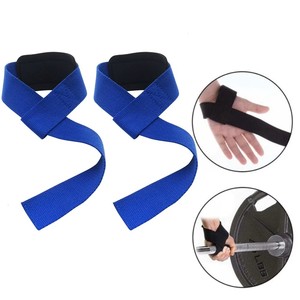 Sangles de musculation professionnelles personnalisées respirantes unisexes en coton et nylon pour l'entraînement en salle de sport et les exercices de fitness - Product Image 4
