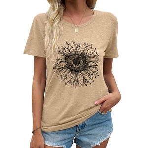 Camiseta Personalizada para Mujer - 100% Algodón Transpirable Ecológico, Camiseta Casual de Manga Corta para Verano, Hecha en Bangladesh - Product Image 1