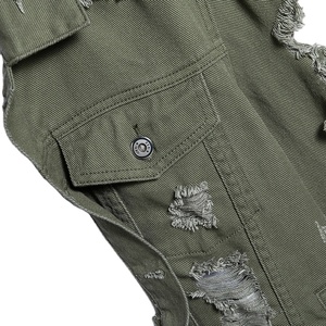 Nouvelle veste en jean bleu délavé de haute qualité pour hommes, designs OEM, vente en gros, col rabattu, printemps 2026 - Product Image 4