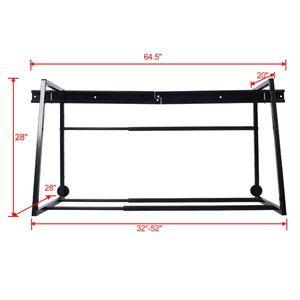 Étagère murale de garage noire réglable et robuste pour le stockage de plusieurs pneus – Étagères de garage haut de gamme - Product Image 6