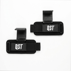 Custom Logo Weight Lifting <b>Hooks</b> Adjustable Wrist Support <b>Hooks</b> for Gym Workout Powerlifting Strength Training Non Slip Fitness - Product Image 1