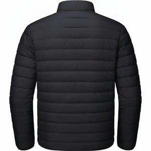 Chaqueta de Invierno Personalizada de Primera Calidad al por Mayor, Color Marrón Oscuro, con Capucha, Cierre de Cremallera, Bordado de Camuflaje, Impermeable y Ecológica - Product Image 2