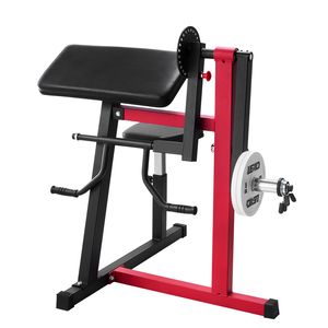 Macchina per curl Preacher 2-in-1 per bicipiti e tricipiti, attrezzo per allenamento di forza isolato con funzione schienale - Product Image 5