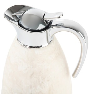 Carafe artisanale de luxe en résine écologique, style américain, couleur personnalisable, avec poignée aspect onyx jaune - Product Image 2