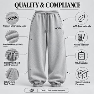 <b>mens</b> heavyweight <b>fleece</b> baggy sweatpants custom logo oversized <b>jogger</b> pants wide leg trousers high quality streetwear <b>joggers</b> me - Product Image 6