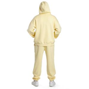 Survêtements d'hiver personnalisés imprimés et brodés pour hommes et femmes, décontractés, unis, 100 % coton, légers, tricotés, 180 g/m² - Product Image 4