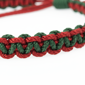 Cordons de haute qualité en viscose et mylar rouges et verts pour uniformes de service avec acceptation de logo - Product Image 3