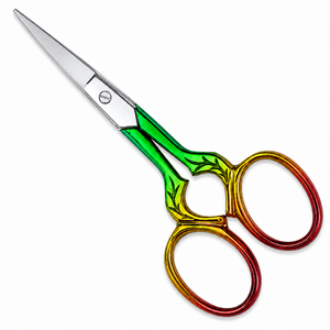 Rainbow Titanium Embroidery <b>Scissors</b> Stainless Steel <b>Sewing</b> <b>Scissors</b> Eyebrow Trimming OEM ODM - Product Image 1