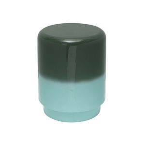 Mesa de Centro Redonda de Metal Minimalista Moderna, Taburete Decorativo con Acabado Esmaltado, Mesa Auxiliar Pequeña de Diseño para Sala de Estar - Product Image 1