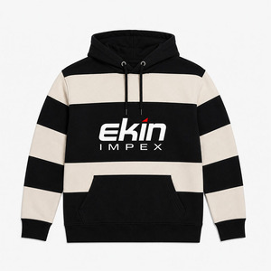 Vente en gros de sweats à capuche pour hommes de qualité supérieure, personnalisables avec logo et designs, couleur noir et gris, style décontracté - Product Image 1