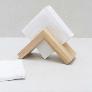 Portarrollos de madera estilo nórdico, de pie, para el hogar, la oficina, organizador de escritorio, también ideal para regalar. - Product Image 1