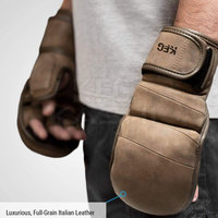 Gants de boxe MMA de qualité supérieure, tissu respirant anti-humidité, sangle de poignet réglable, design unisexe pour l'exercice et la force