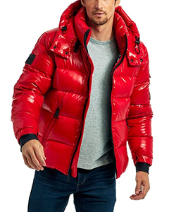 Lightweight High Quality Hot Selling Winter Bubble <b>Jacket</b> for Men Warm Outdoor Regular Canvas Solid Waterproof Breathable - Product Image 5