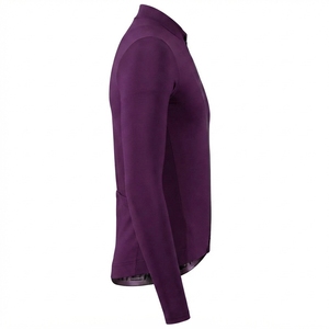 AMIB SPORTS unisex Reversible Full Zipper <b>Cycling</b> Quick Dry Eco-Friendly 100% Polyester <b>Long</b> <b>Sleeves</b> Bike OEM - Product Image 2