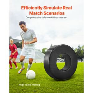 Manichino da Allenamento per Football in PVC ad Alta Densità Impermeabile con Anello in Schiuma e Design a Ruota per Prestazioni Migliorate - Product Image 4