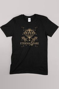 Camiseta de manga corta de alta calidad, versión coreana, transpirable, informal, con decoración de diamantes multicolor. - Product Image 3