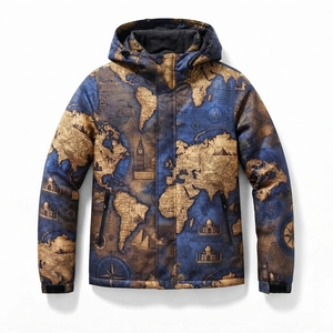 Chaqueta Tres en Uno Personalizada con Logotipo, Unisex, con Capucha, Reversible, Ecológica, para Montañismo, Cálida, Gruesa, Resistente al Viento e Impermeable - Product Image 1